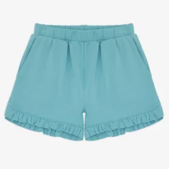 Bottoms|Bottoms<Little Sleepies Ruffle Shorts Cool Teal