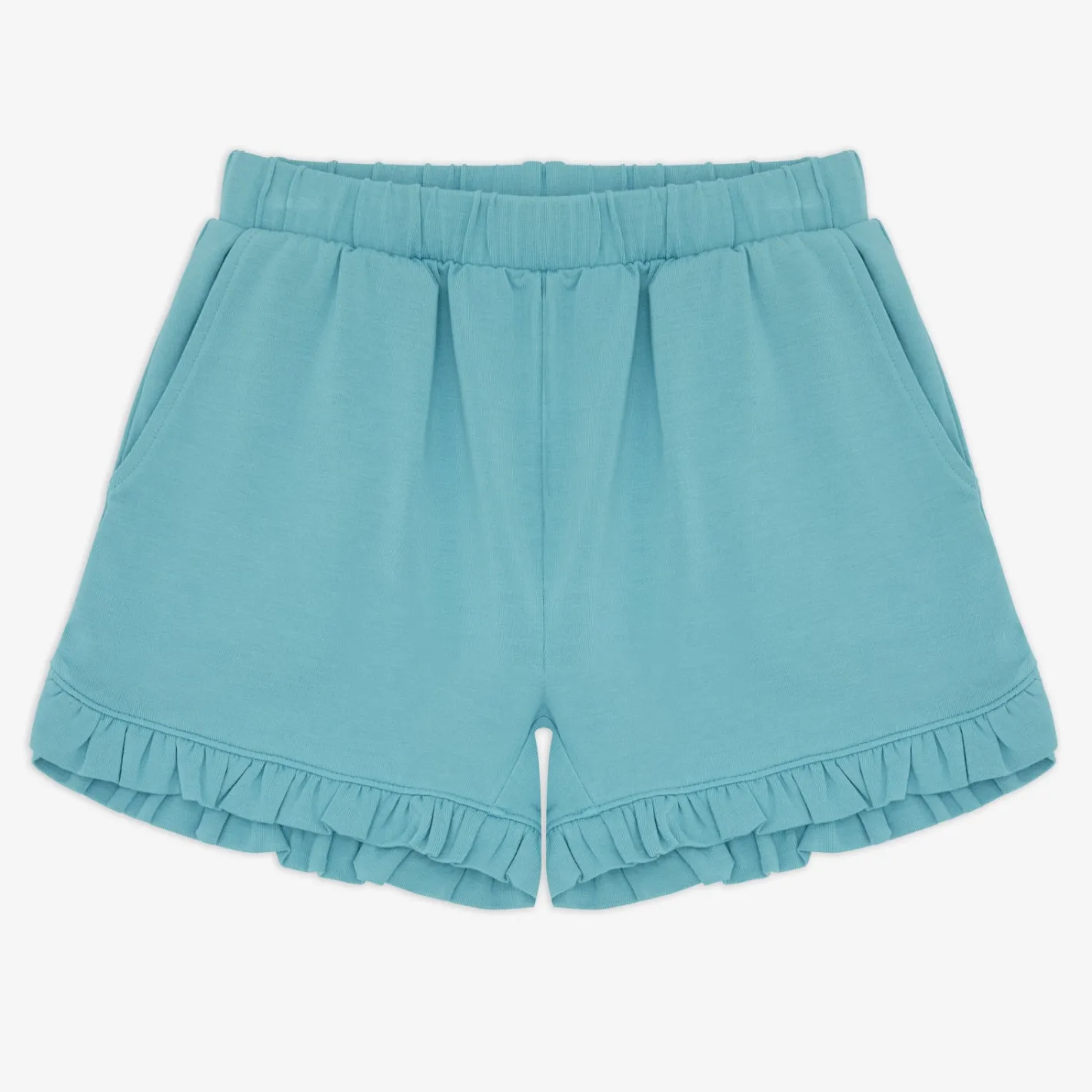 Bottoms|Bottoms<Little Sleepies Ruffle Shorts Cool Teal