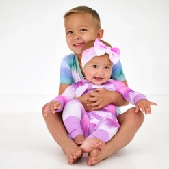Hats & Headbands<Little Sleepies Luxe Bow Headband Cosmic Mist