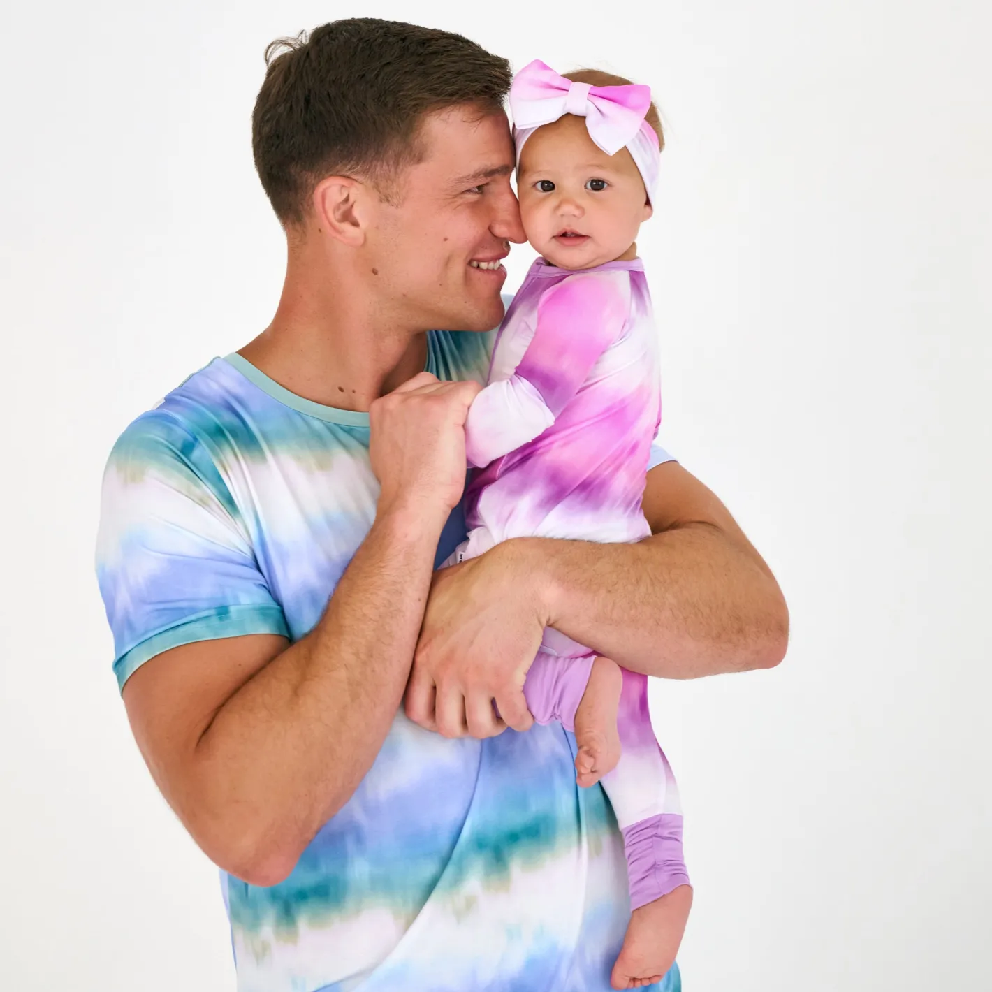 Daddy & Me|Full Family Matching<Little Sleepies Men's Short Sleeve Pajama Top Cosmic Mist