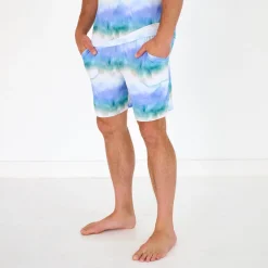 Daddy & Me|Full Family Matching<Little Sleepies Men's Pajama Shorts Cosmic Mist