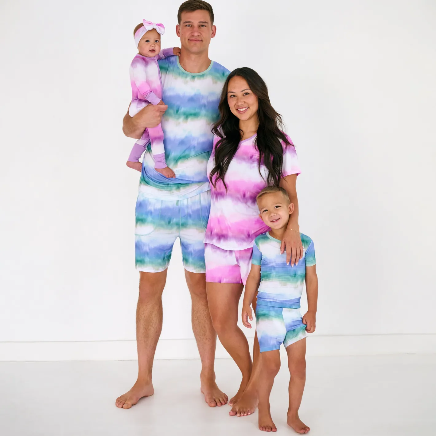 Daddy & Me|Full Family Matching<Little Sleepies Men's Pajama Shorts Cosmic Mist