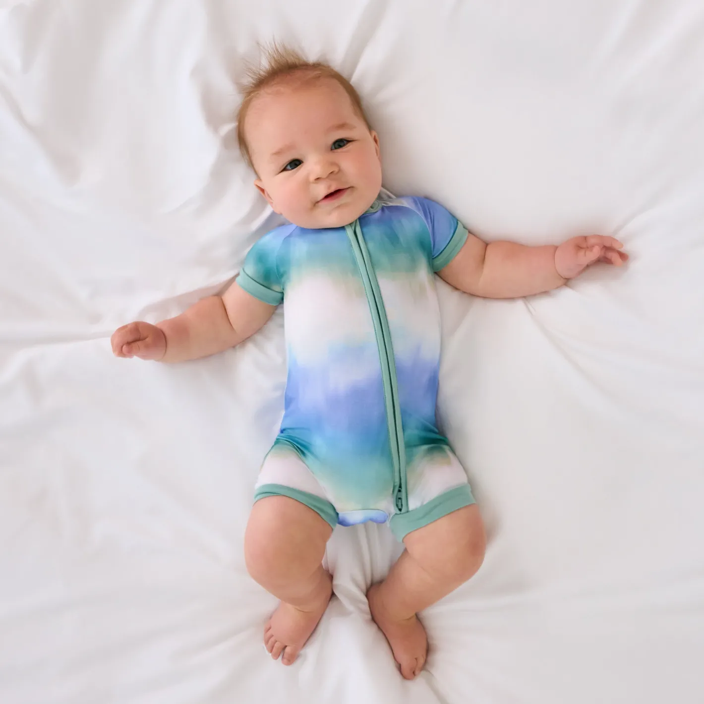 Zippies|Sibling Matching<Little Sleepies Shorty Zippy Cosmic Mist