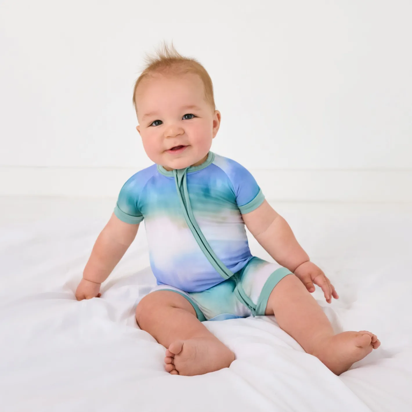 Zippies|Sibling Matching<Little Sleepies Shorty Zippy Cosmic Mist