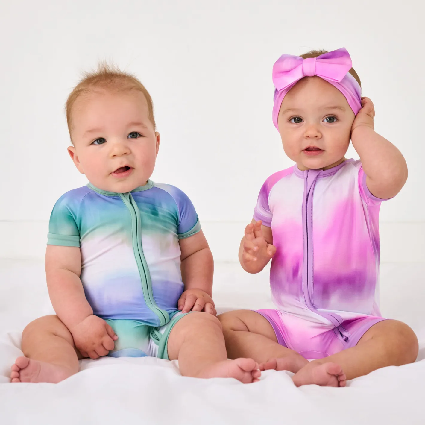 Zippies|Sibling Matching<Little Sleepies Shorty Zippy Cosmic Mist