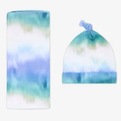 Layette|Swaddles<Little Sleepies Swaddle & Hat Set Cosmic Mist
