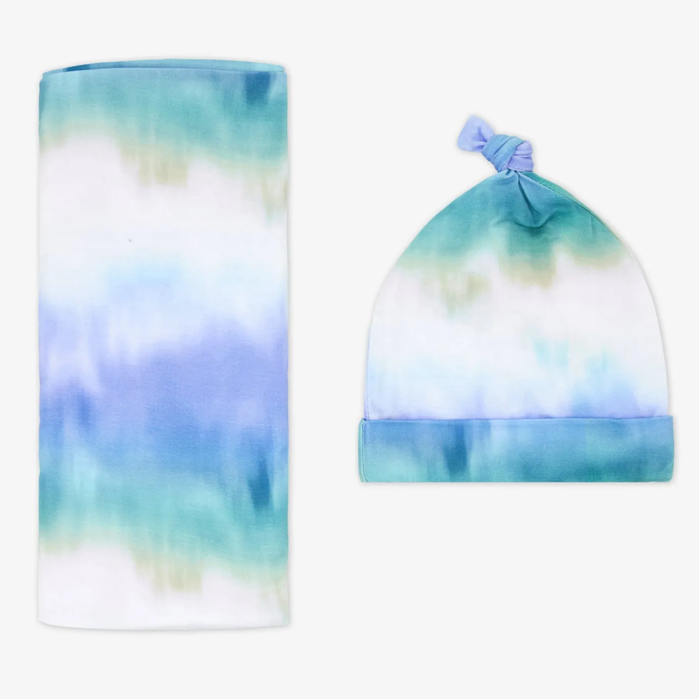 Layette|Swaddles<Little Sleepies Swaddle & Hat Set Cosmic Mist