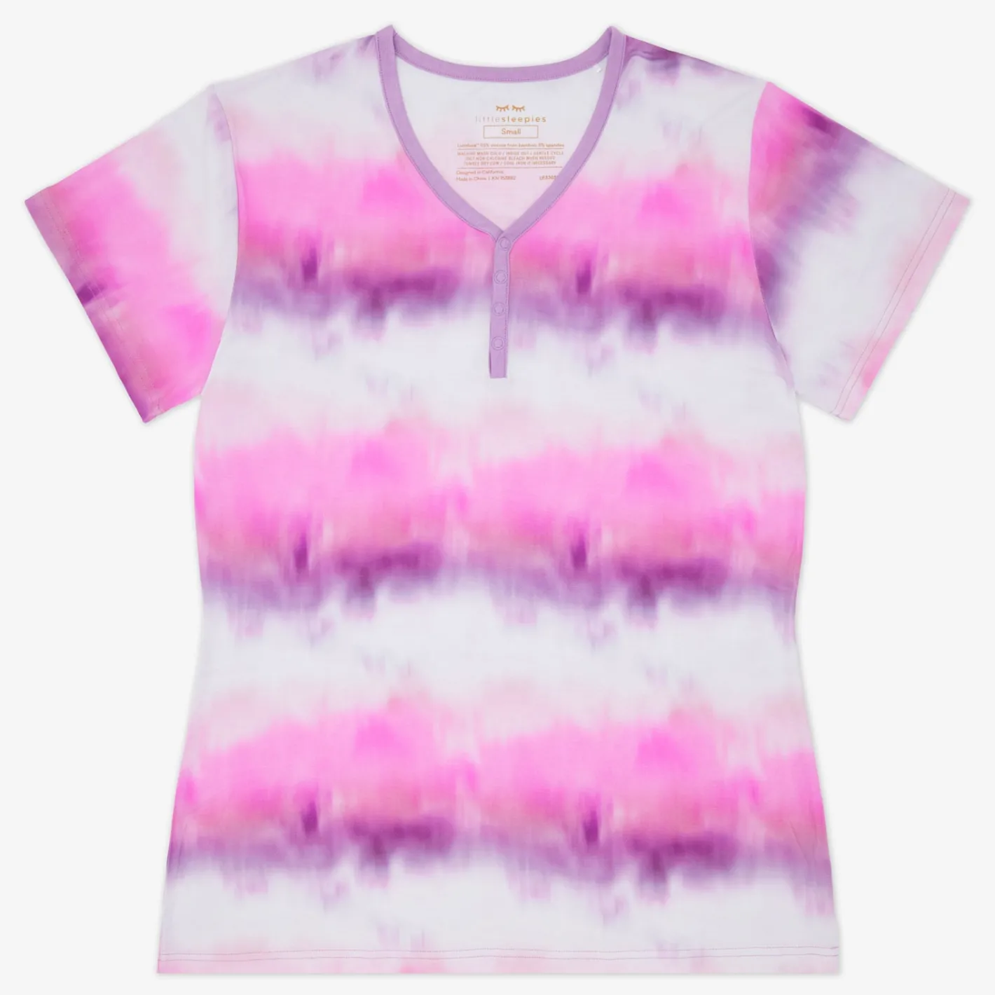 Mommy & Me|Mommy & Me<Little Sleepies Women's Short Sleeve Pajama Top Cosmic Mist