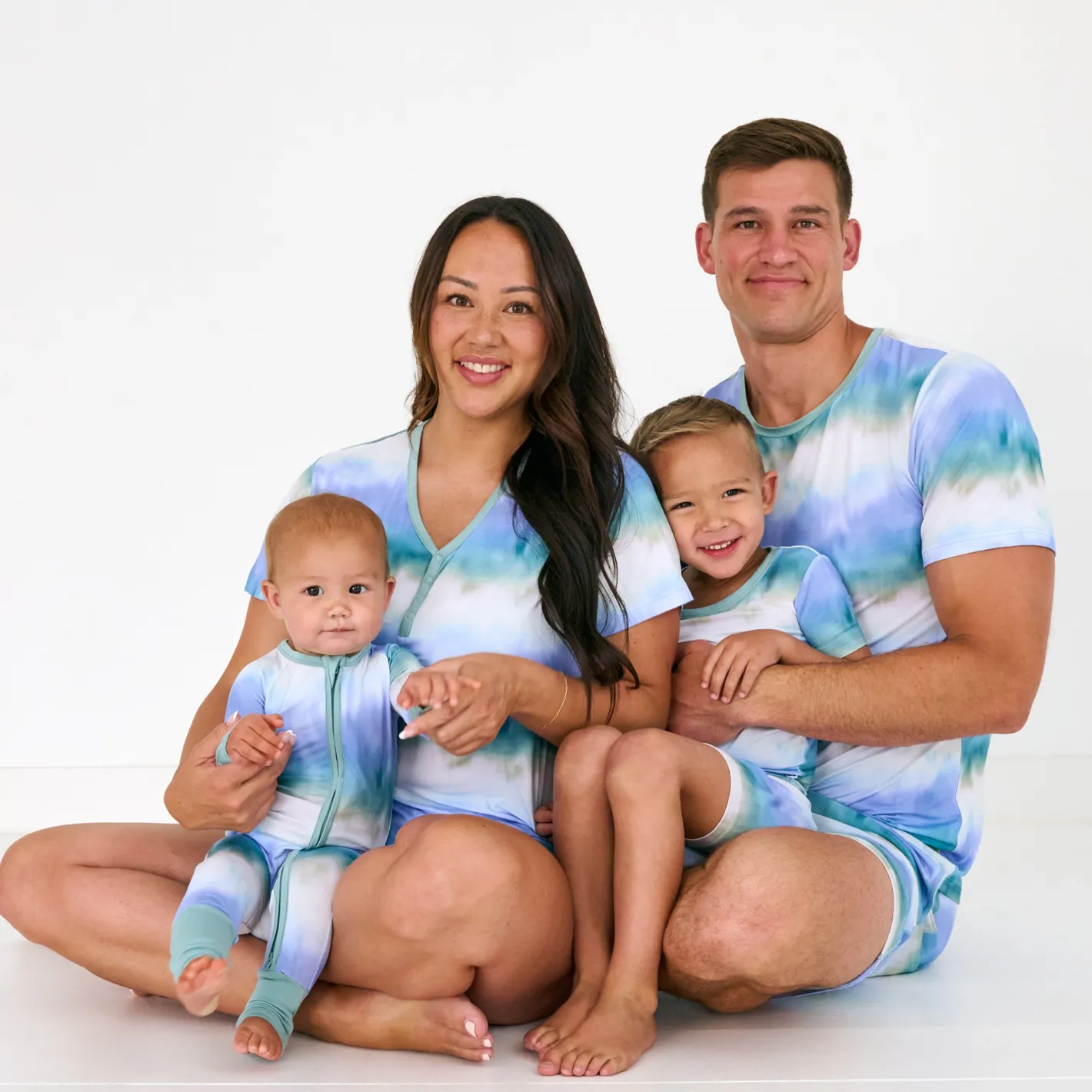 Mommy & Me|Mommy & Me<Little Sleepies Women's Short Sleeve Pajama Top Cosmic Mist
