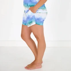 Mommy & Me|Mommy & Me<Little Sleepies Women's Pajama Shorts Cosmic Mist