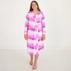 Mommy & Me|Mommy & Me<Little Sleepies Women's Robe Cosmic Mist