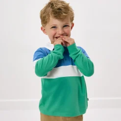 Tops & Tees|Tops & Tees<Little Sleepies Rugby Shirt Crisp Green