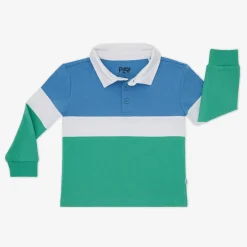 Tops & Tees|Tops & Tees<Little Sleepies Rugby Shirt Crisp Green