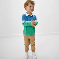 Tops & Tees|Tops & Tees<Little Sleepies Rugby Shirt Crisp Green