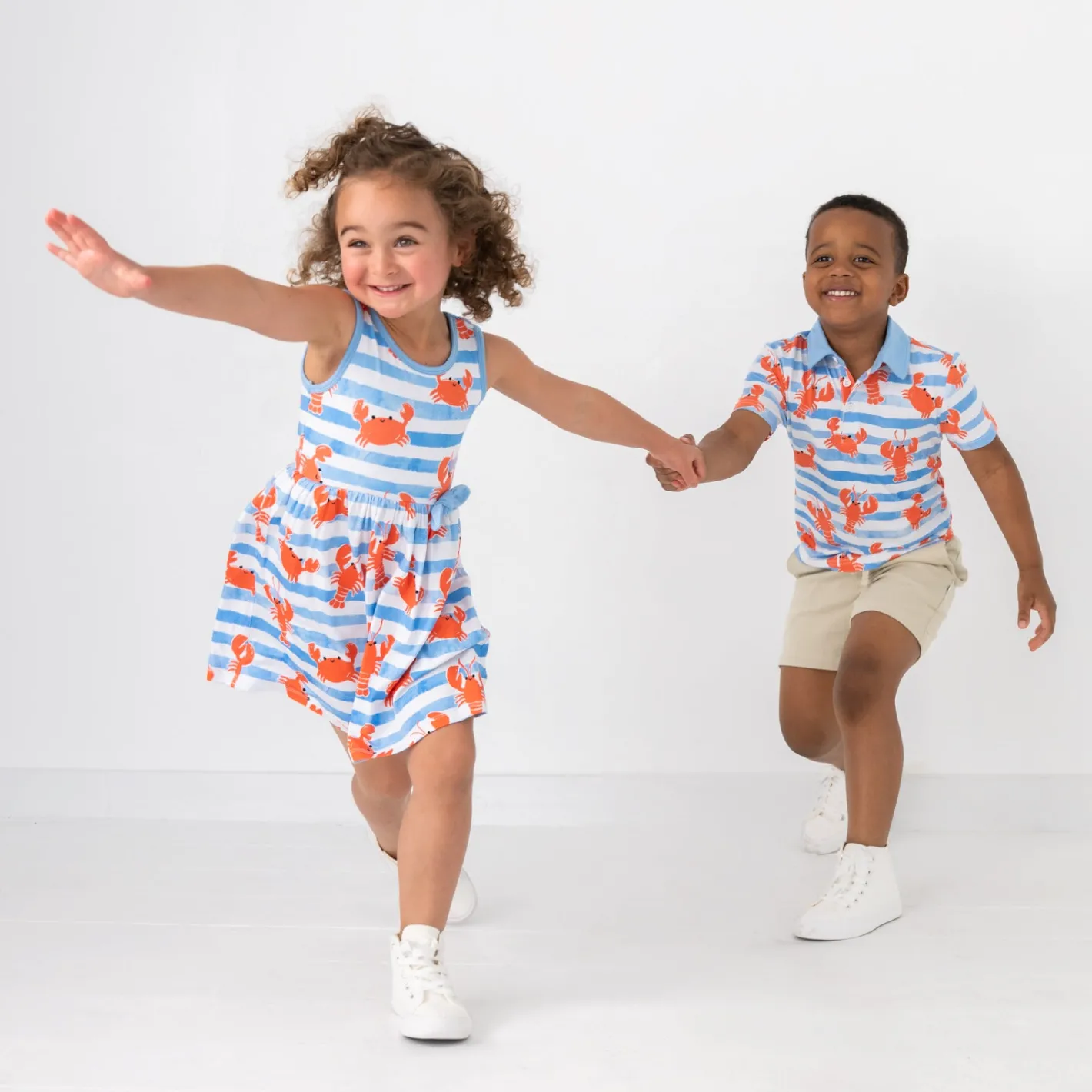 Dresses|Dresses<Little Sleepies Skater Dress Crustacean Crew