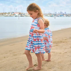 Dresses|Dresses<Little Sleepies Skater Dress Crustacean Crew
