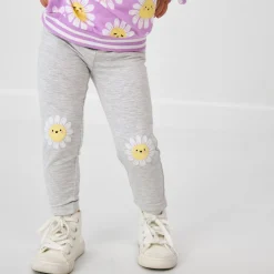 Bamboo Baby Clothes|Bottoms<Little Sleepies Legging Daisy Patch