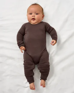 Zippies|Mommy & Me<Little Sleepies Crescent Zippy Dark Chocolate