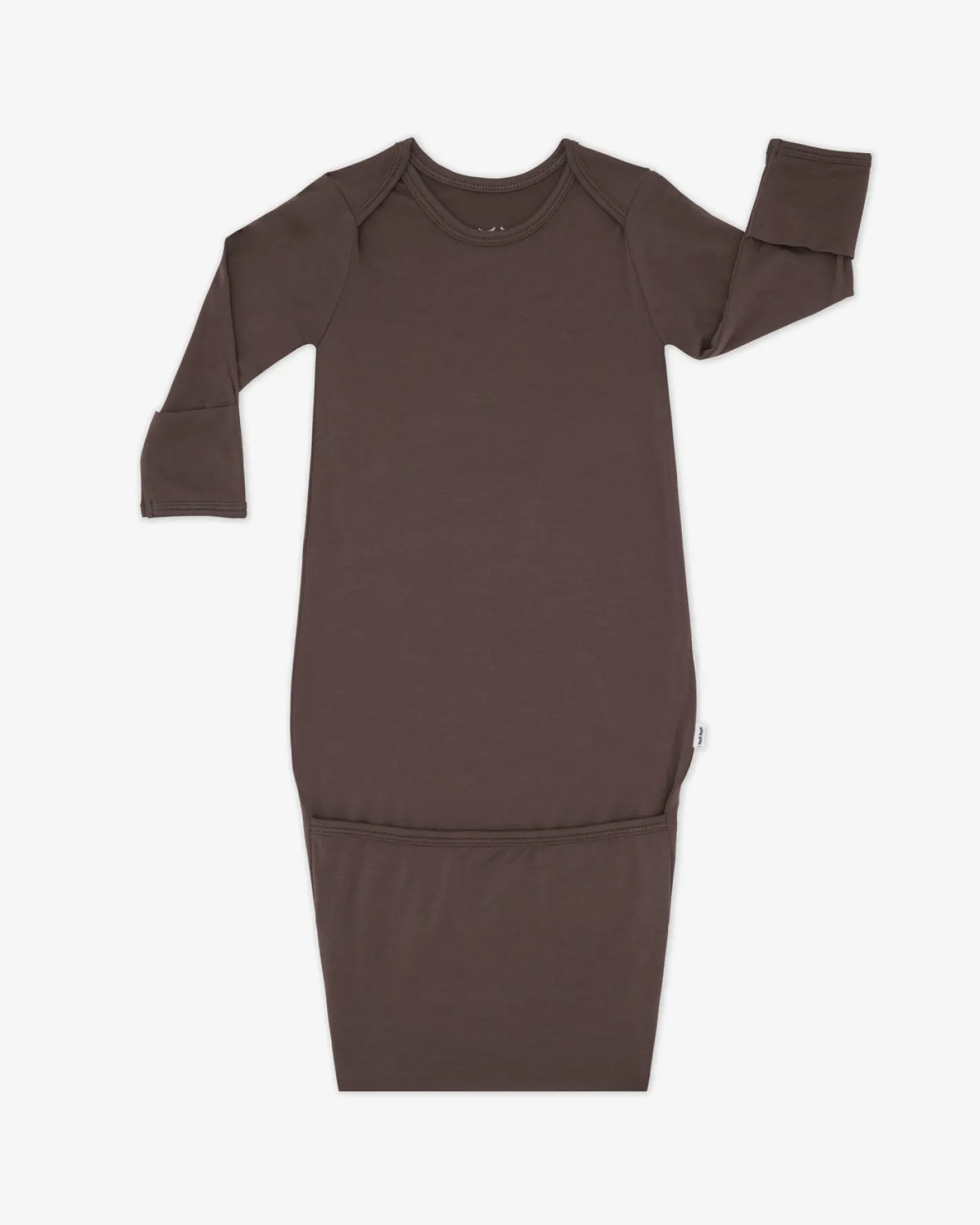 Layette|Infant Gowns<Little Sleepies Infant Gown Dark Chocolate