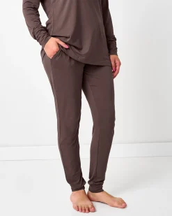 Mommy & Me|Mommy & Me<Little Sleepies Women's Pajama Pants Dark Chocolate