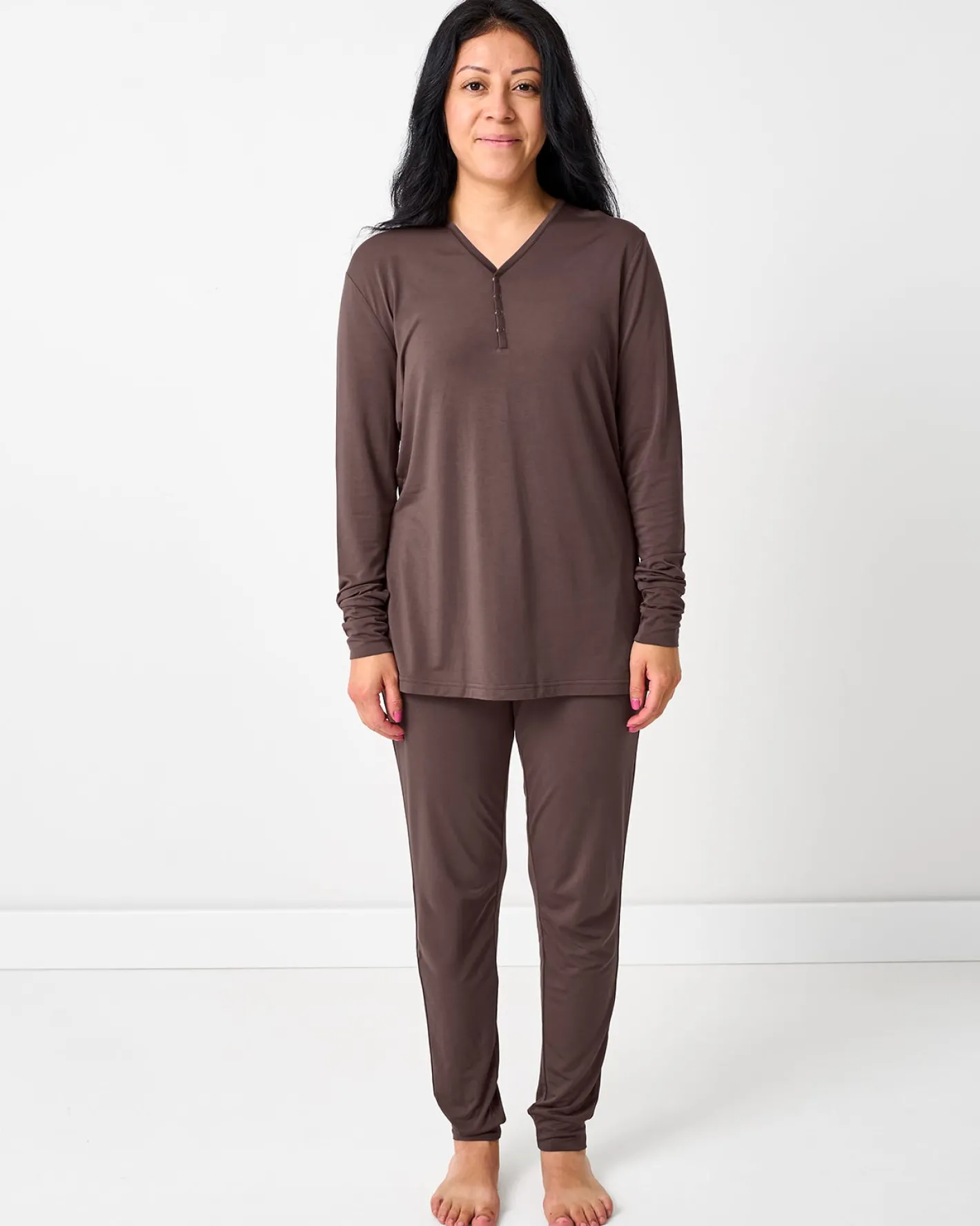 Mommy & Me|Mommy & Me<Little Sleepies Women's Pajama Pants Dark Chocolate