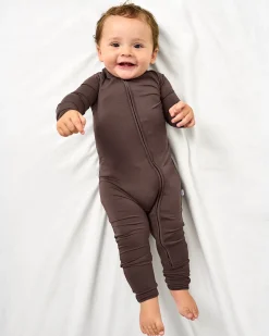 Zippies|Mommy & Me<Little Sleepies Zippy Dark Chocolate