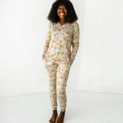 Mommy & Me|Mommy & Me<Little Sleepies Women's Pajama Top Desert Sunrise