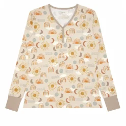 Mommy & Me|Mommy & Me<Little Sleepies Women's Pajama Top Desert Sunrise