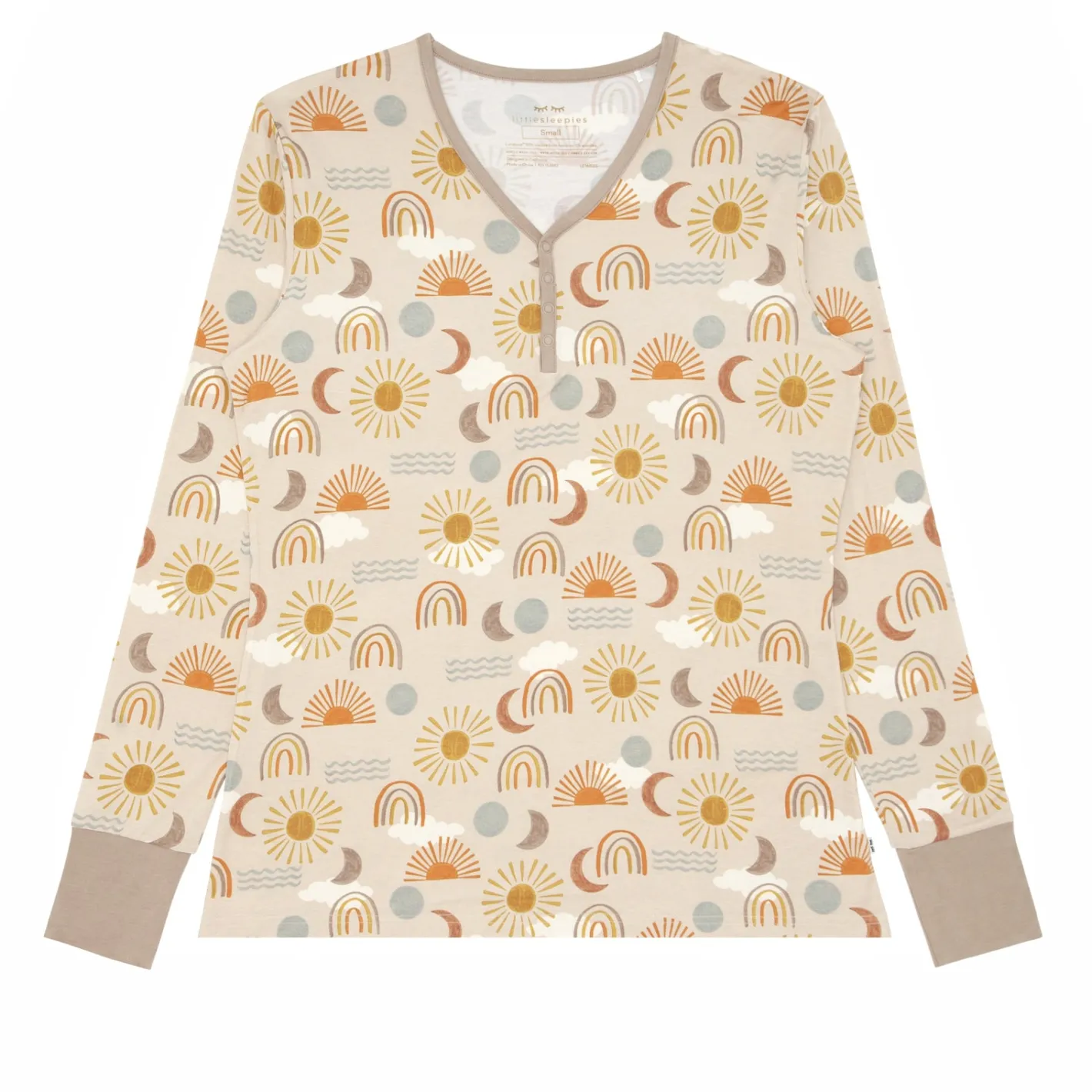 Mommy & Me|Mommy & Me<Little Sleepies Women's Pajama Top Desert Sunrise