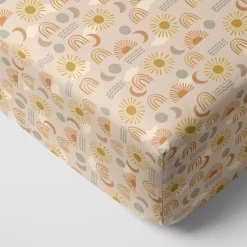Sheets<Little Sleepies Fitted Crib Sheet Desert Sunrise