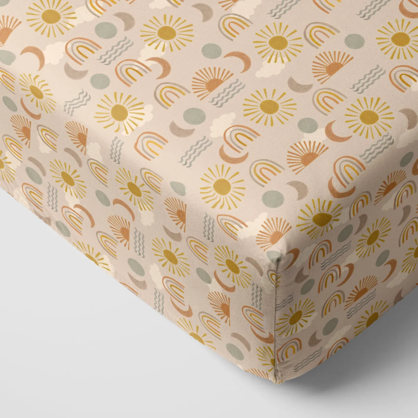 Sheets<Little Sleepies Fitted Crib Sheet Desert Sunrise