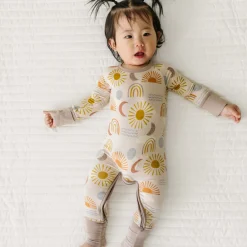 Zippies|Mommy & Me<Little Sleepies Crescent Zippy Desert Sunrise