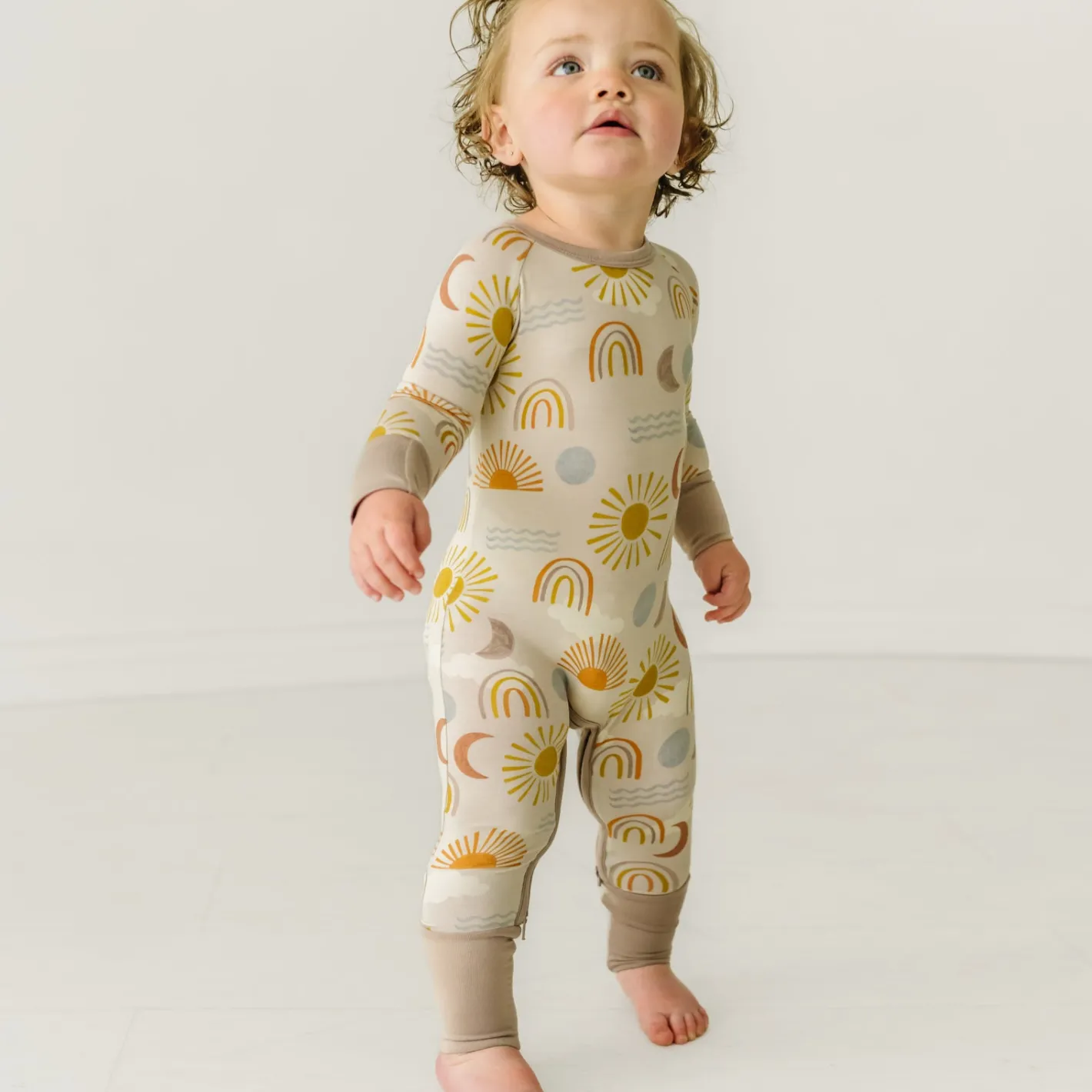 Zippies|Mommy & Me<Little Sleepies Crescent Zippy Desert Sunrise