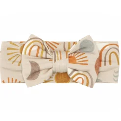 Hats & Headbands<Little Sleepies Luxe Bow Headband Desert Sunrise