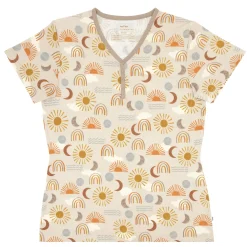 Mommy & Me|Mommy & Me<Little Sleepies Women's Short Sleeve Pajama Top Desert Sunrise