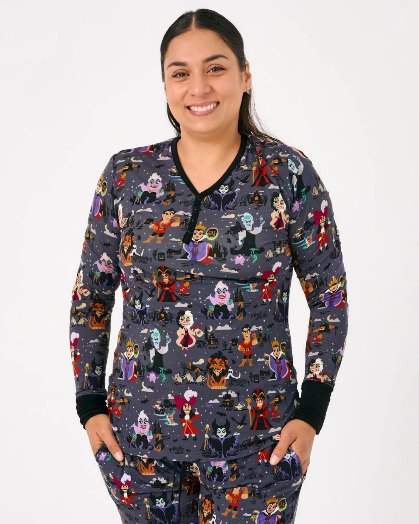 Mommy & Me|Mommy & Me<Little Sleepies Women's Pajama Top Disney Villains