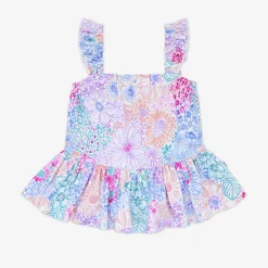 Tops & Tees|Tops & Tees<Little Sleepies Flutter Tank Doodle Blooms