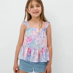 Tops & Tees|Tops & Tees<Little Sleepies Flutter Tank Doodle Blooms