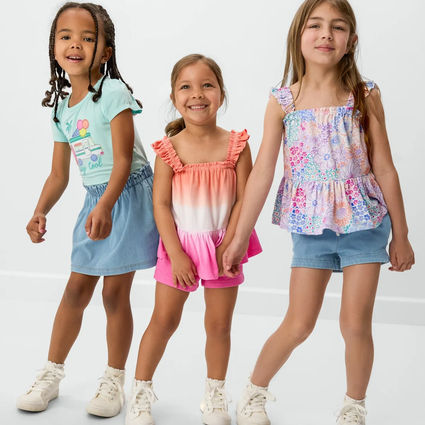 Tops & Tees|Tops & Tees<Little Sleepies Flutter Tank Doodle Blooms