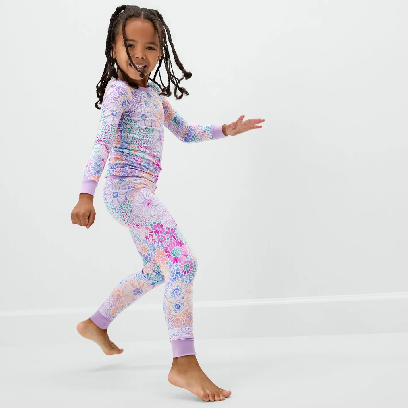 Two-Piece Pj Sets|Two-Piece Pj Sets<Little Sleepies Two-Piece Pajama Set Doodle Blooms