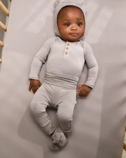 The Newborn Shop|The Newborn Shop<Little Sleepies Bear Bonnet Dove Gray