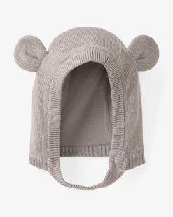 The Newborn Shop|The Newborn Shop<Little Sleepies Bear Bonnet Dove Gray