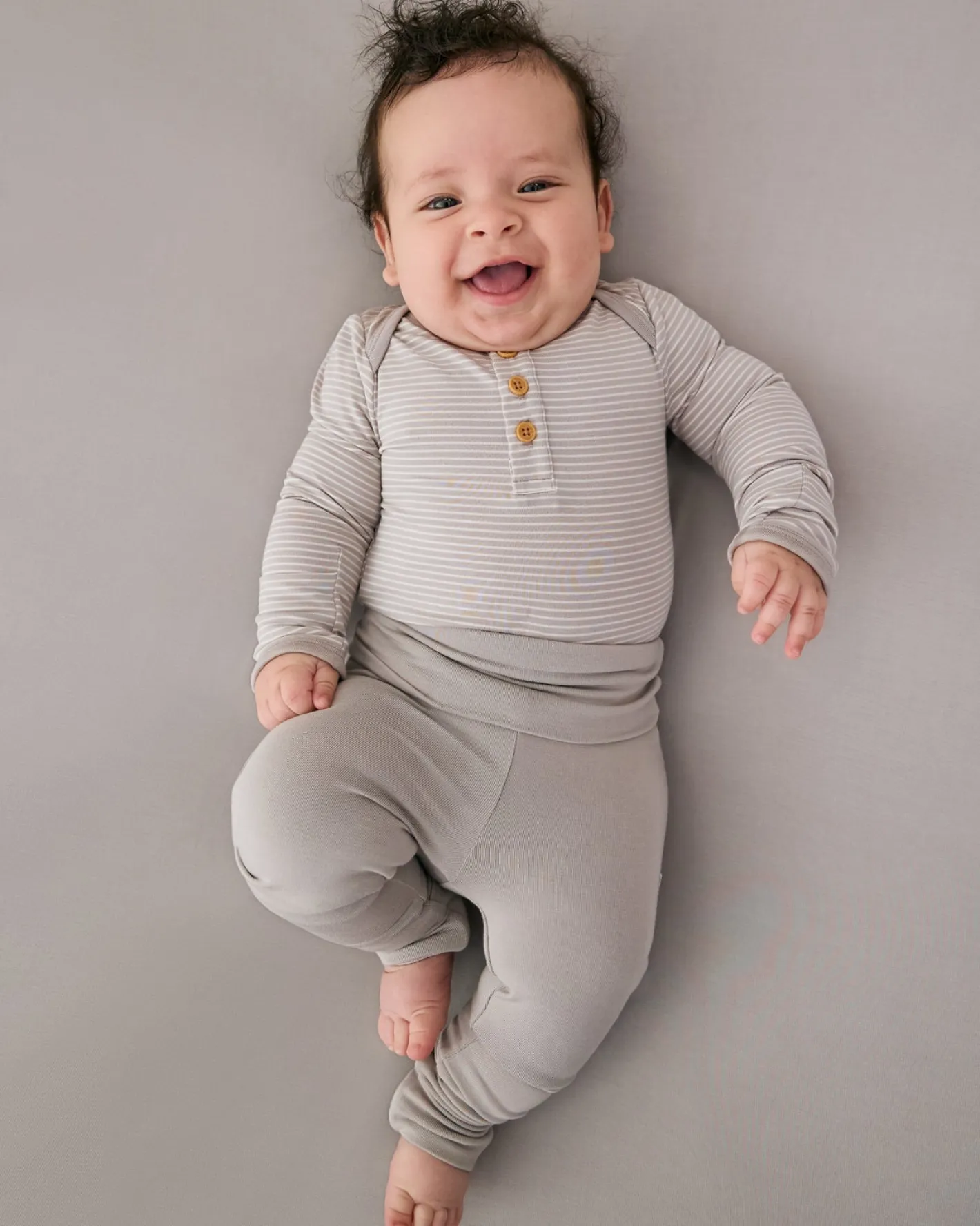 The Newborn Shop|The Newborn Shop<Little Sleepies Fold-Over Legging Dove Gray