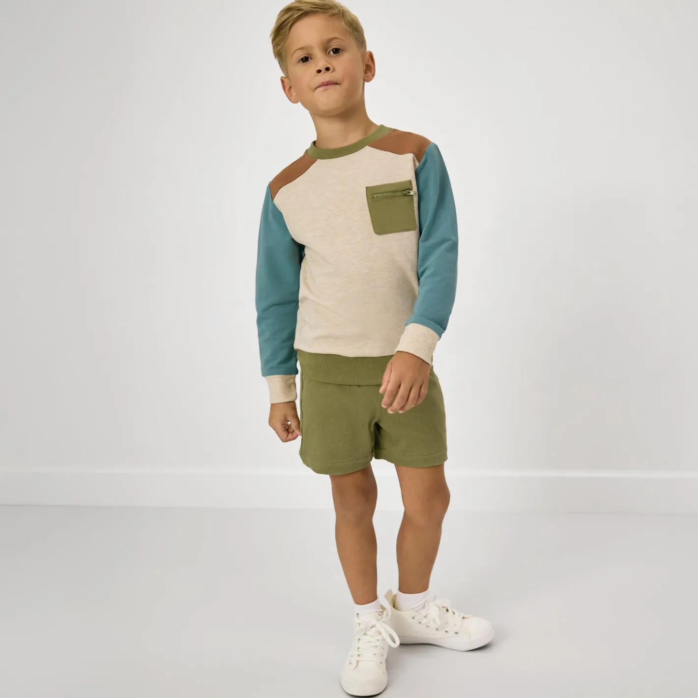 Shorts|Shorts<Little Sleepies Chino Shorts Dry Leaf