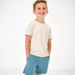 Shorts|Shorts<Little Sleepies Drawstring Shorts Dusk Blue