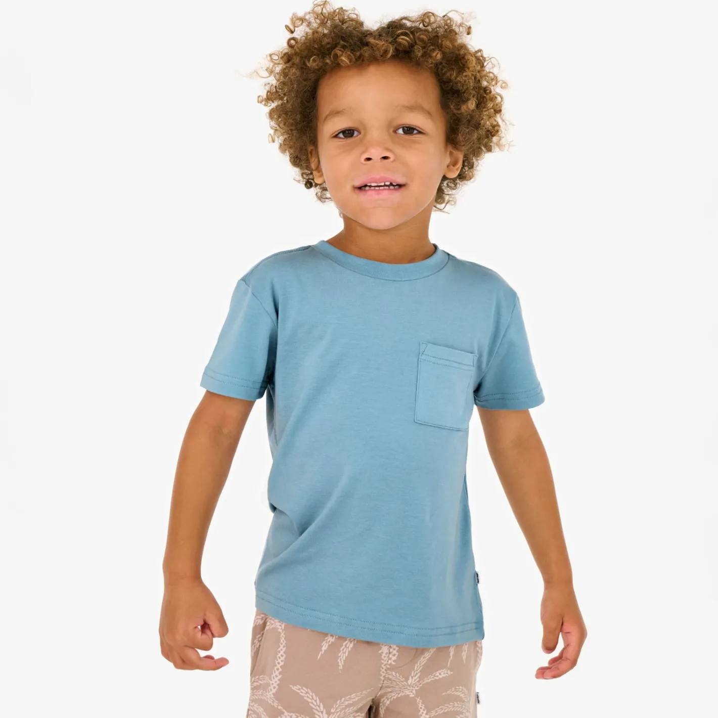 Tops & Tees|Tops & Tees<Little Sleepies Relaxed Pocket Tee Dusk Blue