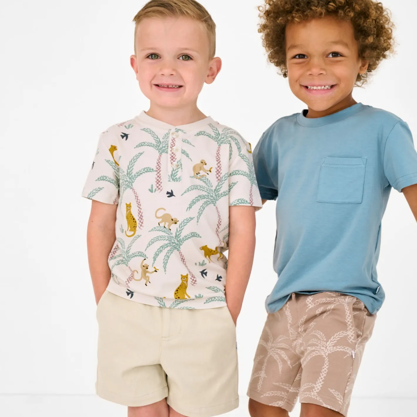 Tops & Tees|Tops & Tees<Little Sleepies Relaxed Pocket Tee Dusk Blue