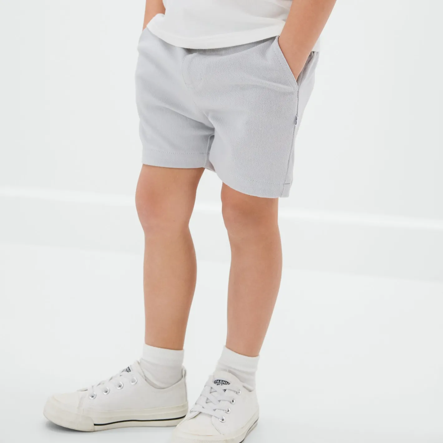 Everyday Essentials|Everyday Essentials<Little Sleepies Chino Shorts Earl Gray