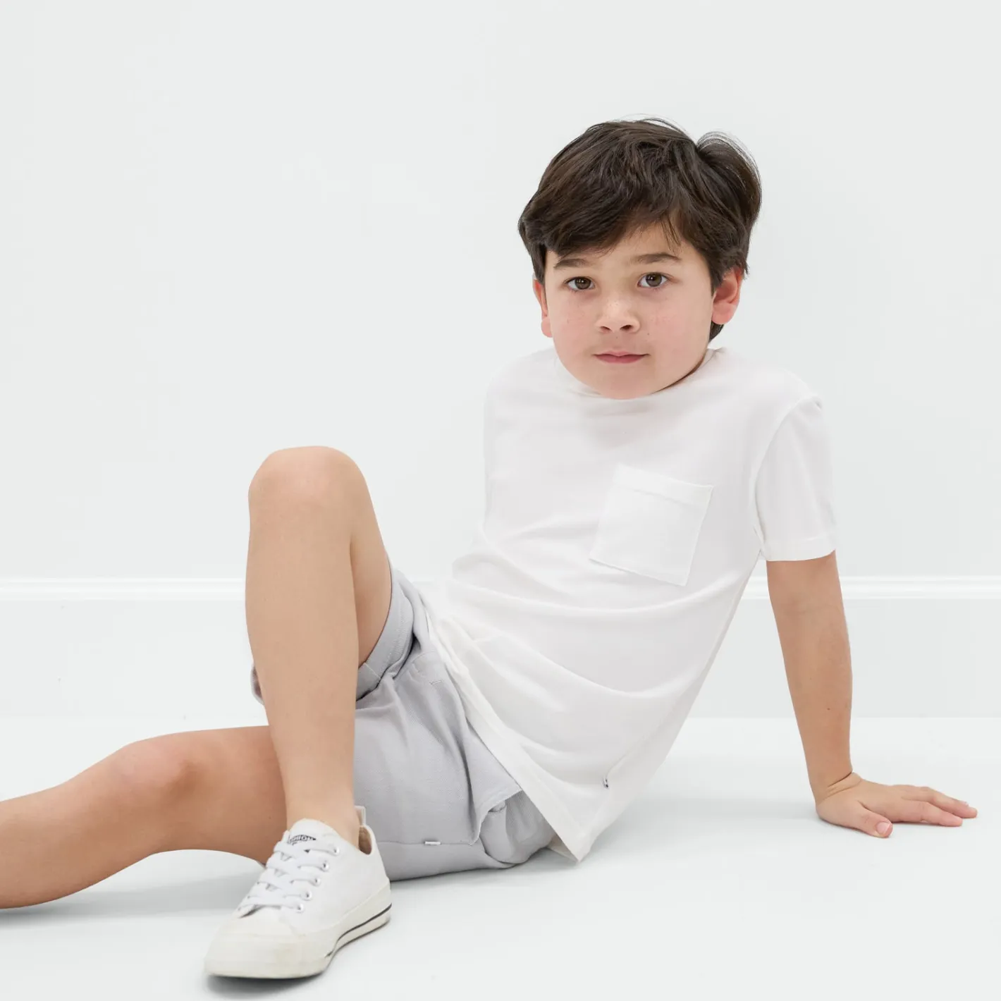 Everyday Essentials|Everyday Essentials<Little Sleepies Chino Shorts Earl Gray