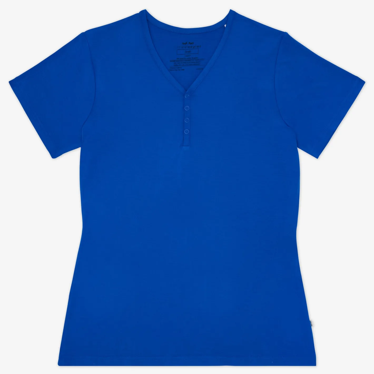 Mommy & Me|Mommy & Me<Little Sleepies Women's Short Sleeve Pajama Top Electric Blue